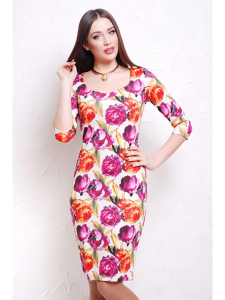 Пионы 1 платье Вики-Д д/р