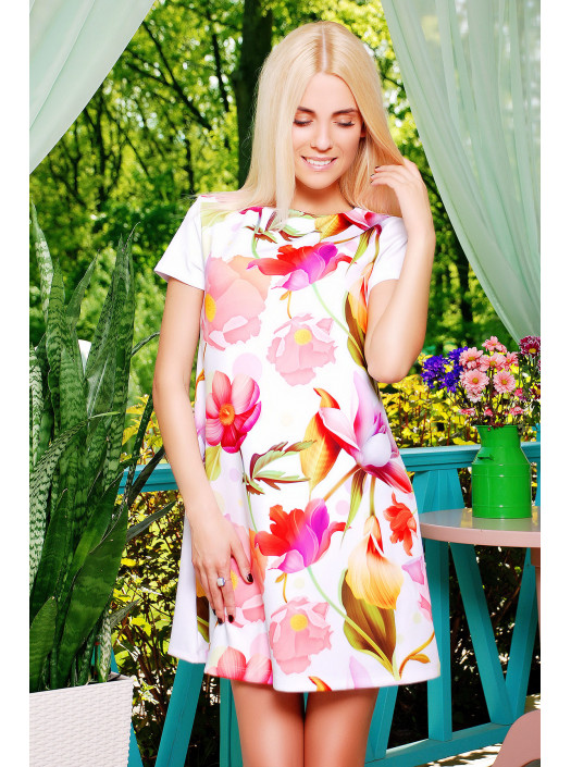 Белые лилии платье Тая-2 к/р psФР-00001501_000008194