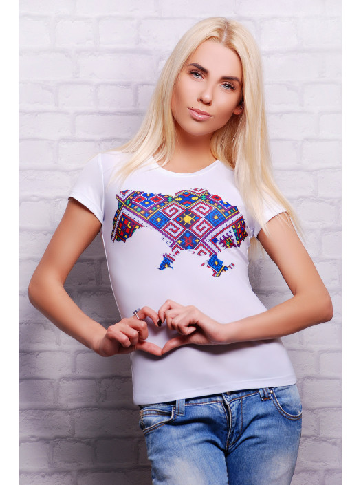 Карта Украины Футболка-2В psФР-00001668_000009786