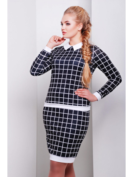 Клетка черная Костюм Тереза