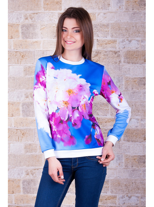 Сакура кофта Свитшот №1 (весна) д/р psФР-00001392_000007926