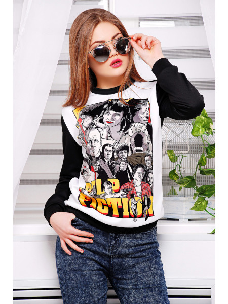 Криминальное чтиво кофта Свитшот №2 (весна) д/р