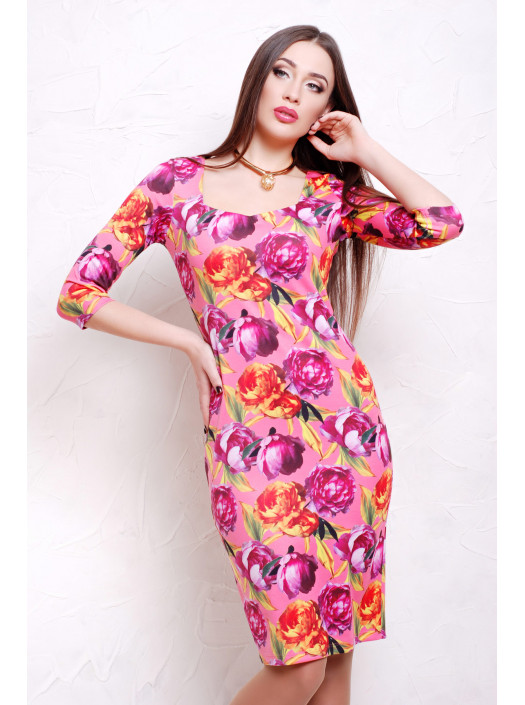 Пионы 2 платье Вики д/р ps00-00000104_000014467