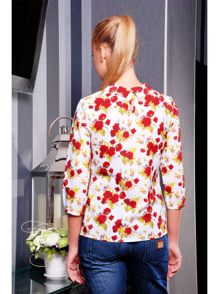 Роза красная блуза Тамила1 д/р
