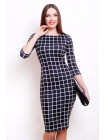 Клетка черная платье Лоя-1Ф д/р psФР-00002060_000014194