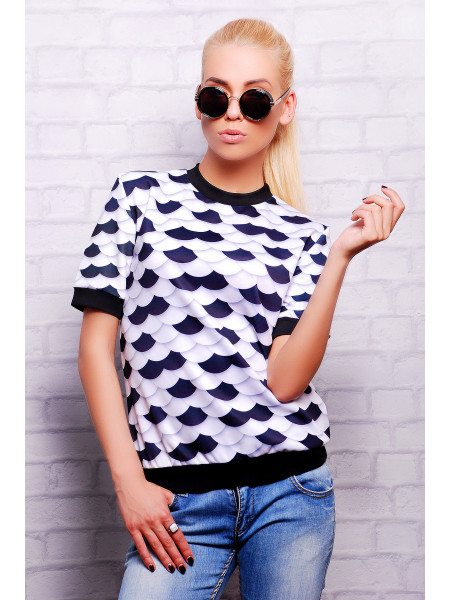 Чешуя кофта Свитшот №1 (весна) к/р