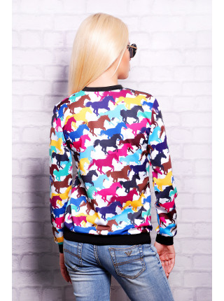 Лошади кофта Свитшот №1 (весна) д/р