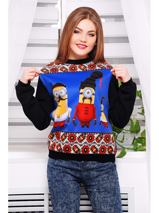 Миньоны казаки 2 кофта Свитшот №2 (весна) д/р psФР-00001395_000017290