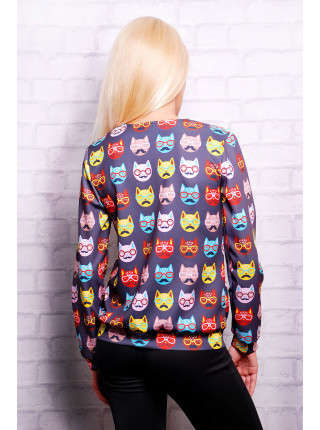 Усатые коты кофта Бомбер2 (весна) д/р