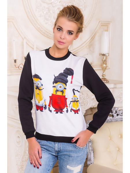 Миньоны казаки кофта Свитшот 2 д/р