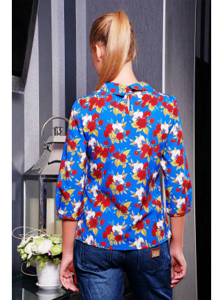 Роза красная блуза Тамила1 д/р