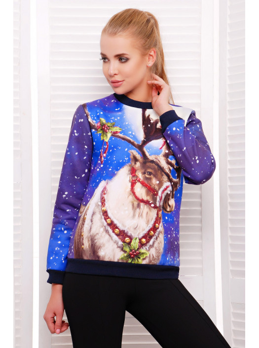 Олень кофта Свитшот 1 д/р psФР-00001137_000013614