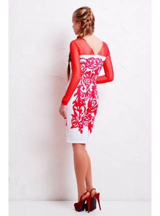 Коралл розы платье Донна д/р