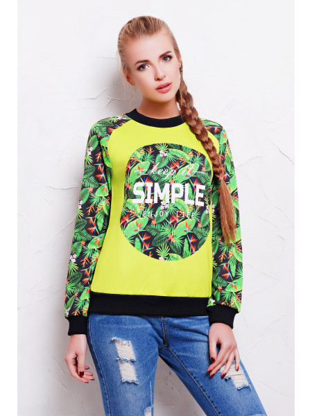 Тропики кофта Свитшот Реглан №5ДН д/р