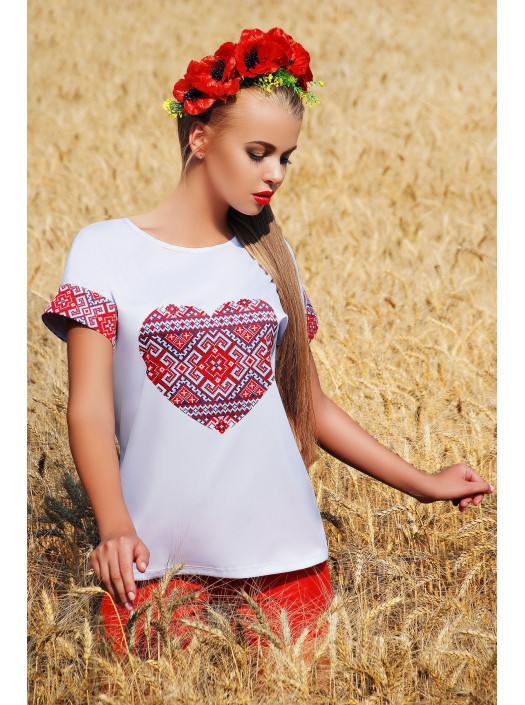 Сердце блуза Кимоно 2Н к/р psФР-00001734_000010525