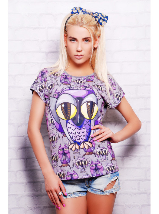Совы футболка Кимоно psФР-00001637_000009510