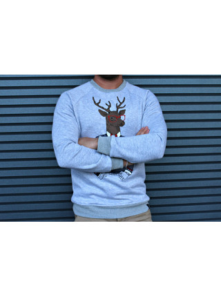 Свитшот HGLN утепленный с оленем