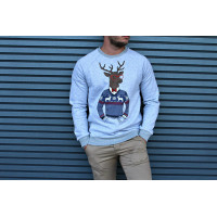 Свитшот HGLN утепленный с оленем