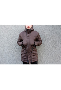 Парка HLGN коричневая