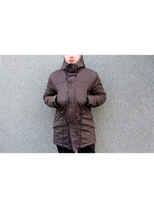 Парка HLGN коричневая HL2113