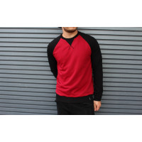 Свитшот HGLN красный с черными рукавами