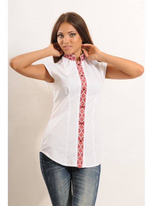 Рубашка "Этно" РУ 8.1-9/14белый