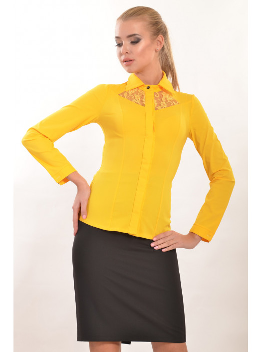Блуза "Джая" БЛ 29.1-55.1/15желтый