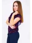Блуза "Винкс" БЛ 10.2-54/15темно-синий