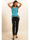 Блуза "Линжери-Слим" БЛ 35.1-43/16бирюза