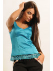 Блуза "Линжери-Слим" БЛ 35.1-43/16бирюза