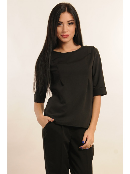 Блуза "Горчица" БЛ 5.1-78/15черный