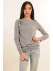 Блуза "Стрит" БЛ 2.1-01/15серый меланж