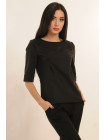 Блуза "Горчица" БЛ 5.1-78/15черный