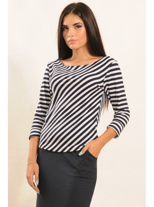 Блуза "Сити" БЛ 2.2-06.1/14синий