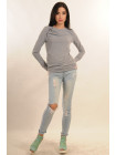 Блуза "Стрит" БЛ 2.1-01/15серый меланж