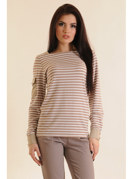 Блуза "Баффи" БЛ 2.2-18/16капучино