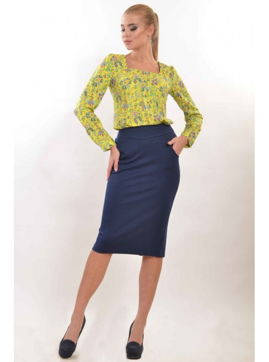 Блуза "Лаура" БЛ 16.2-56/15желтый