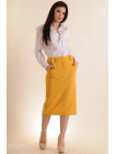 Юбка "Лика" ЮБ 5.1-21/16горчица  