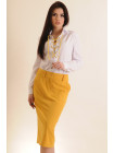 Юбка "Лика" ЮБ 5.1-21/16горчица  