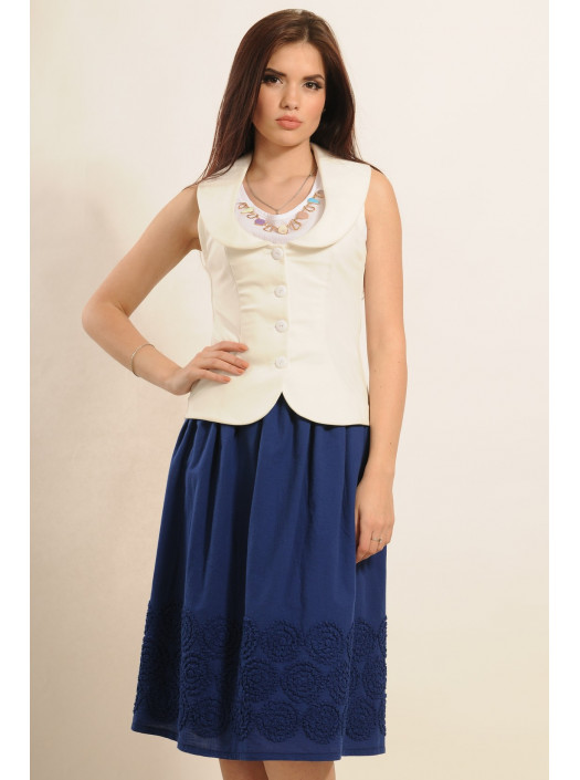 Жилет "Дама" ЖЛ 12.1-44/13белый