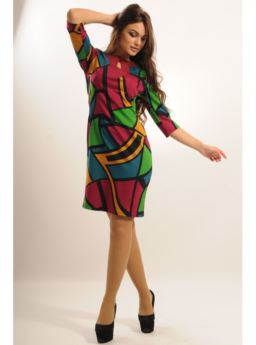 Платье "Арабика" ПЛ 1.2-19/14фуксия