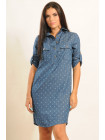 Платье "Тейли" ПЛ 33.2-22/16принт морской