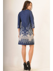 Платье "Волна" ПЛ 18.2-65/14синий купон