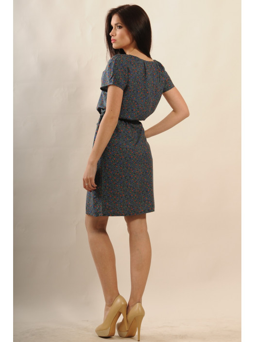 Платье "Кира" ПЛ 16.2-73/15темно-синий