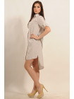 Платье-рубашка "Дакота" ПЛ 15.2-11/16беж