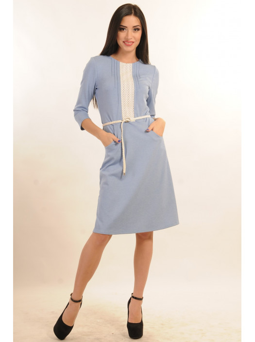 Платье "Дафина" ПЛ 12.1-77/15голубой