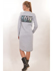 Платье "Йорк" ПЛ 32.1-01/15серый меланж 