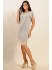 Платье "Хлоя" ПЛ 34.1-40/16серый меланж