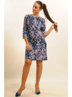 Платье "Волна" ПЛ 18.2-65/14фиолет
