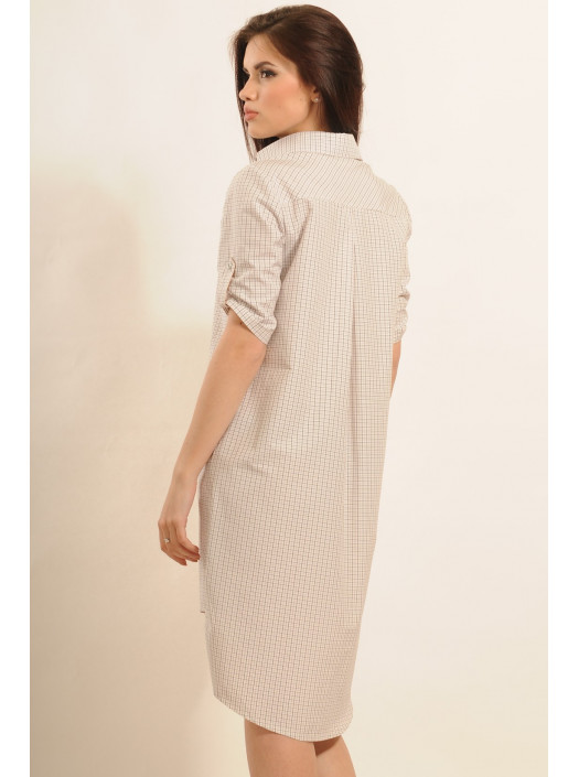 Платье-рубашка "Дакота" ПЛ 15.2-11/16беж